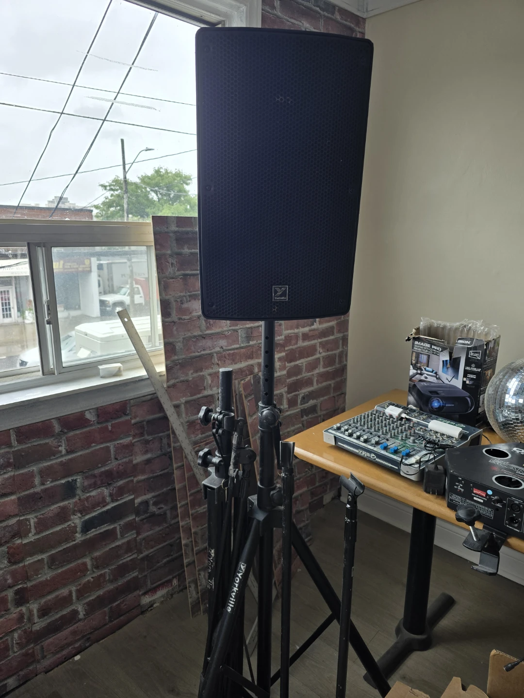 Complete DJ/PA System with Speakers, Mixer, and Cables - photo 2