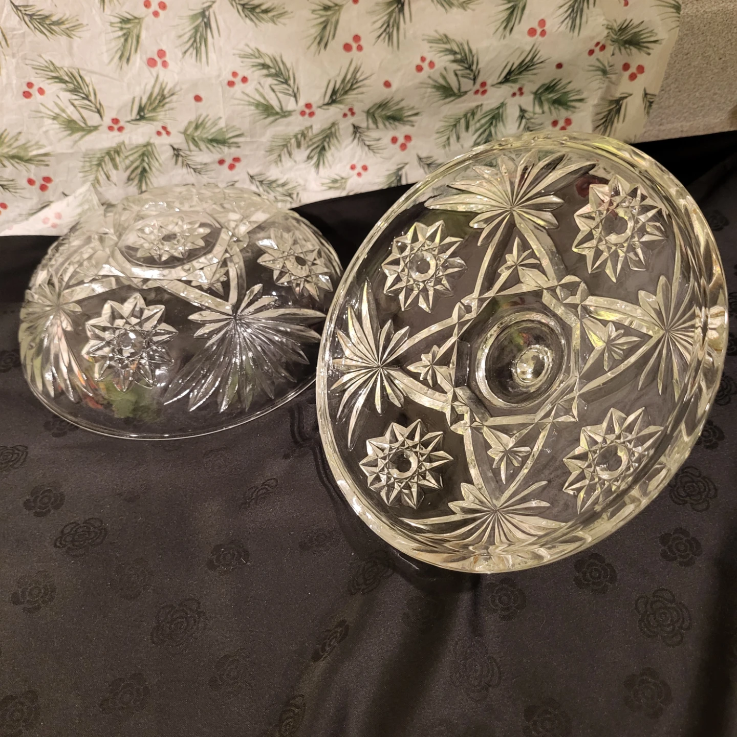 Crystal Candy Dish with Lid - photo 3
