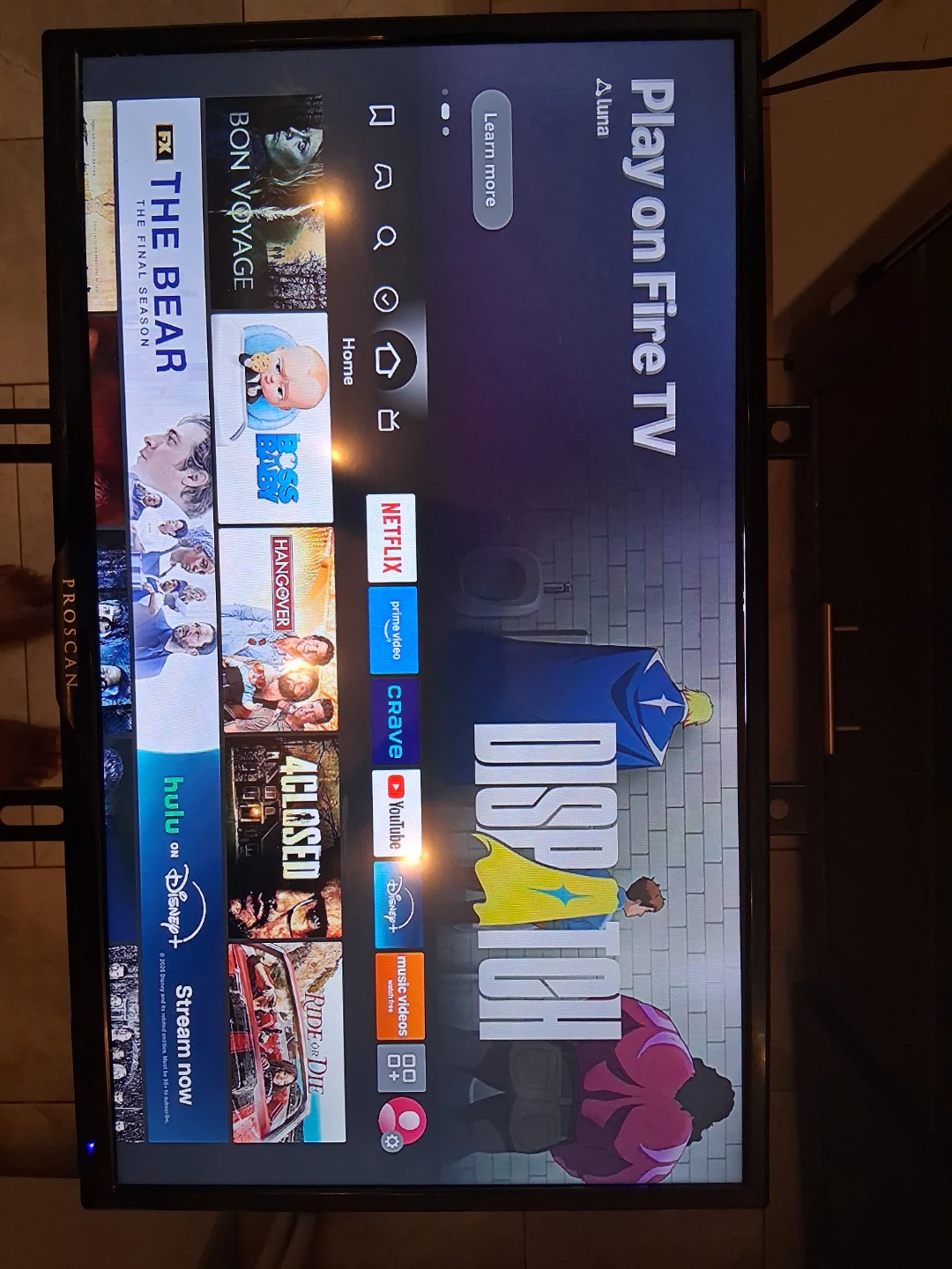 22 inch Proscan TV  ( not a smart tv)