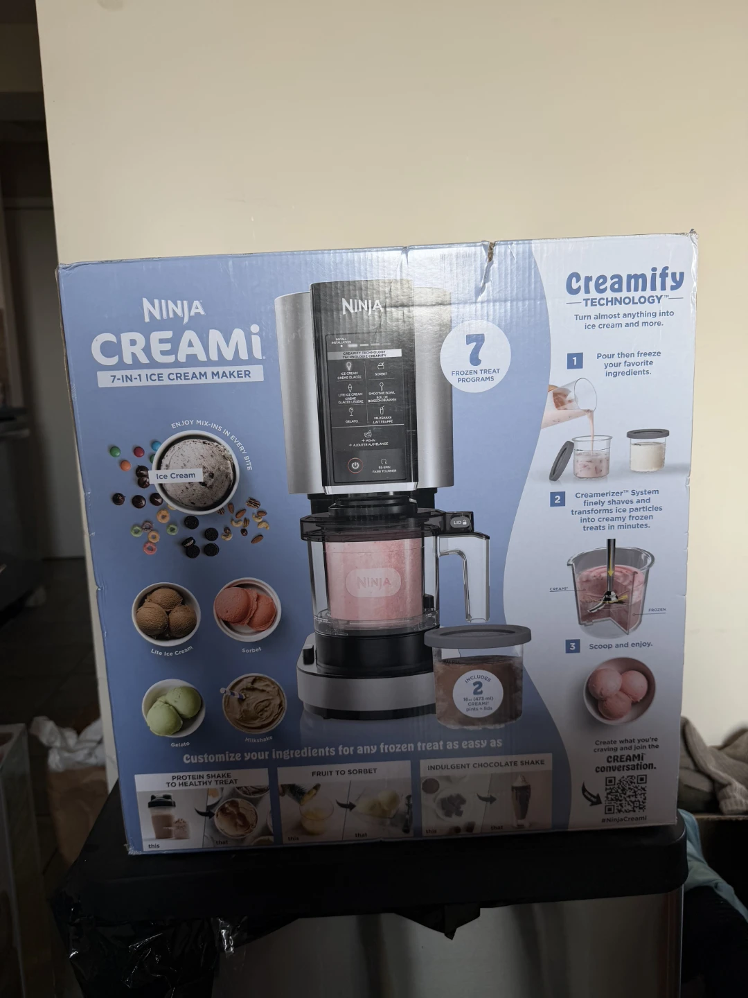 Ninja CREAMi 7-in-1 Ice Cream Maker