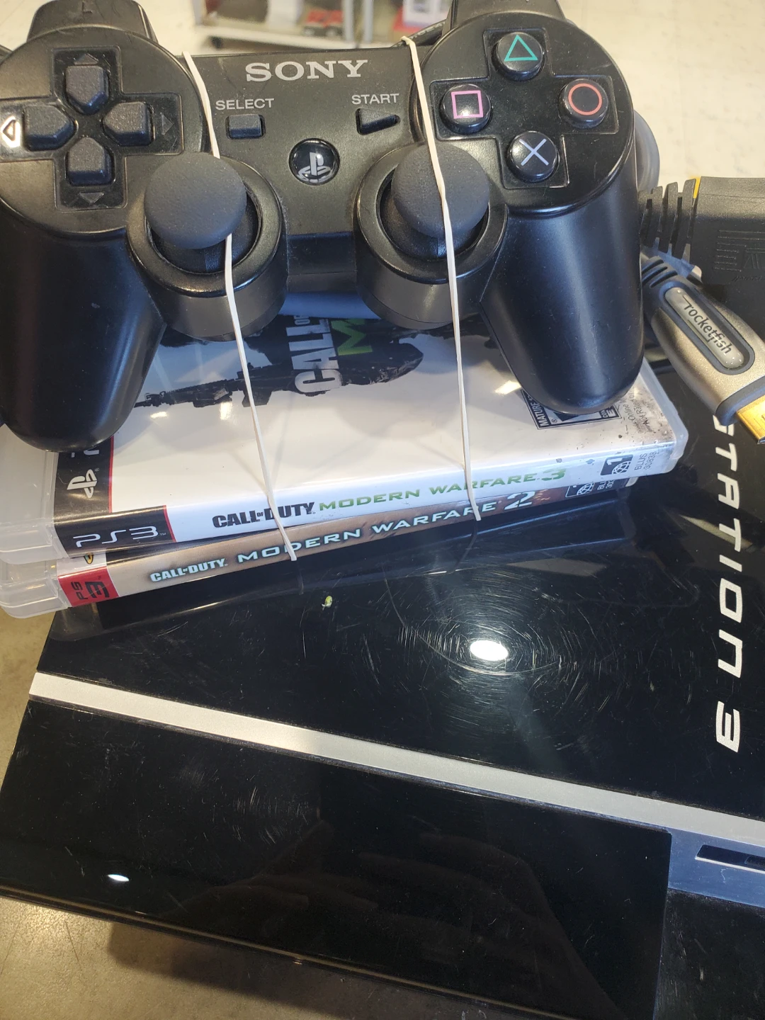 Sony PlayStation 3 Console Bundle with 2 Call of Duty Games - photo 2