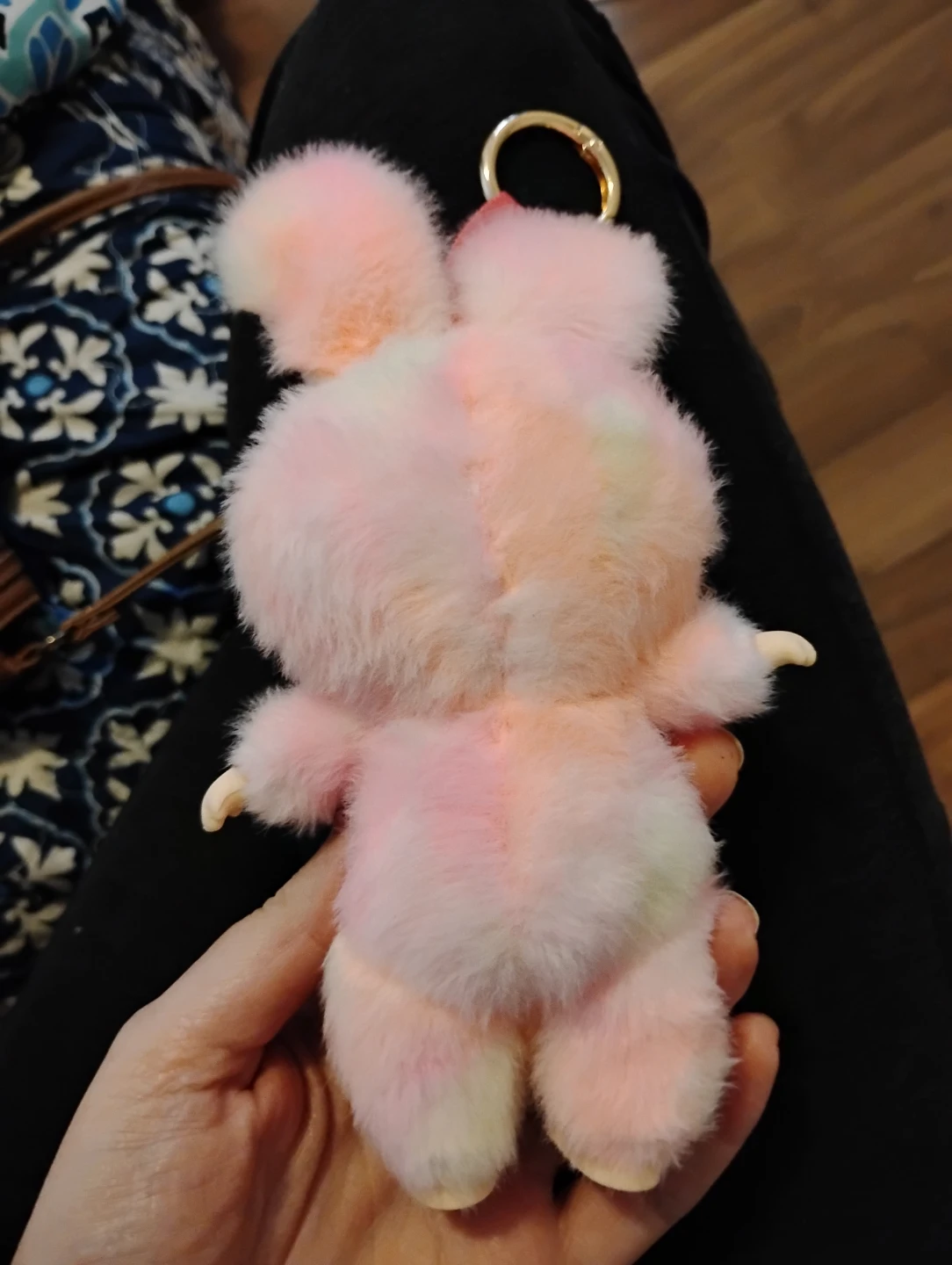 Plush Bunny Keychain Charm  and purses - photo 5