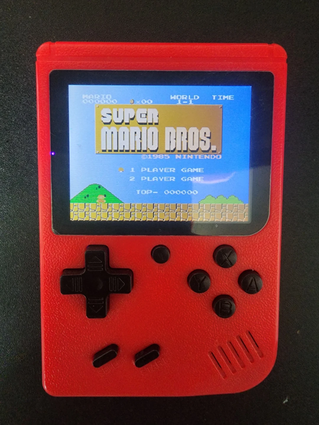 Red Portable Retro Handheld Game Console - 500 in 1 - photo 3