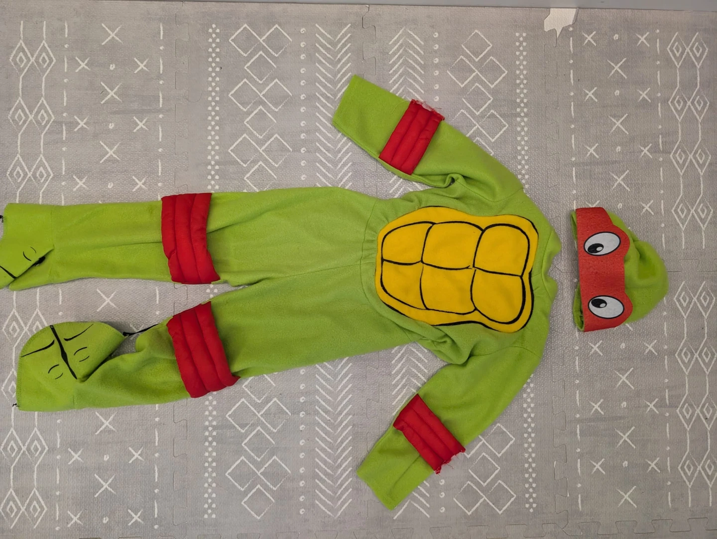Teenage Mutant Ninja Turtles Costume Jumpsuit (3-4 yrs)