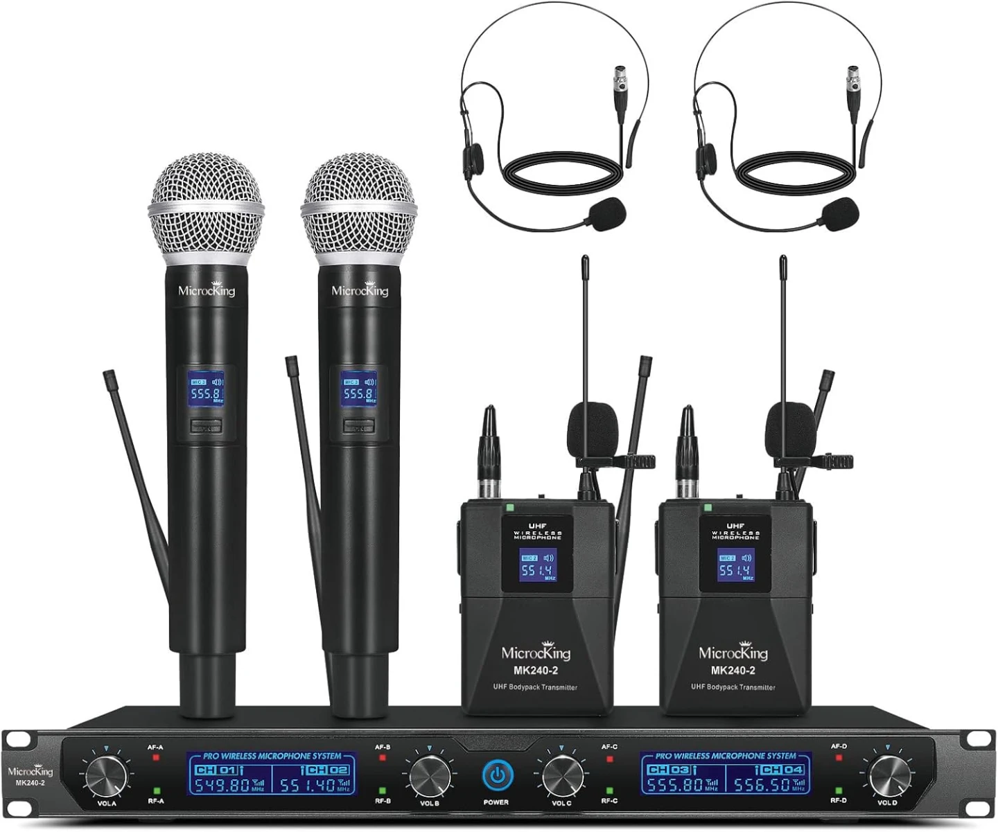 Microking MK240-2 Pro Wireless Microphone System