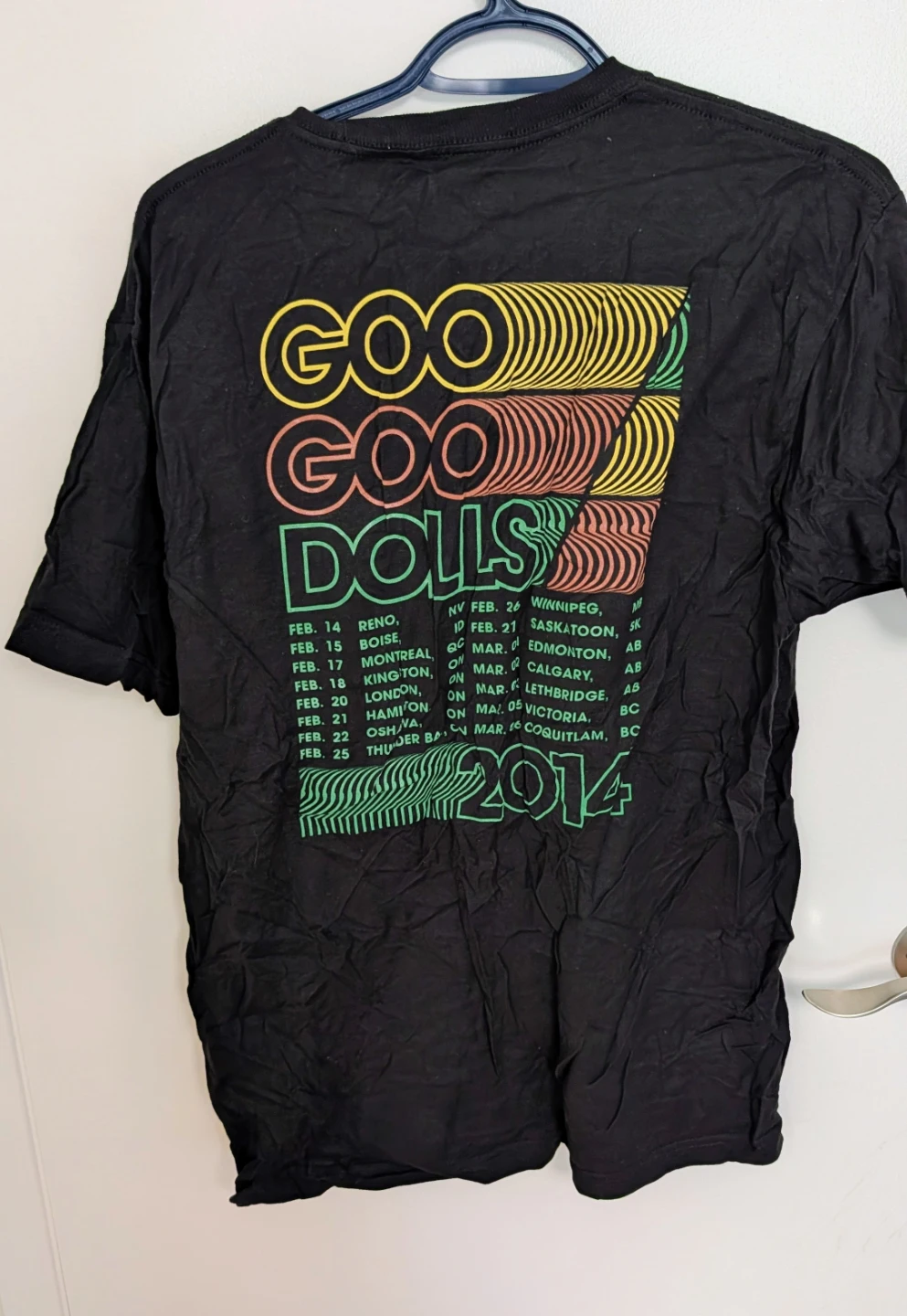 Goo Goo Dolls Magnetic Tour T-Shirt - Men's Size Large - photo 4