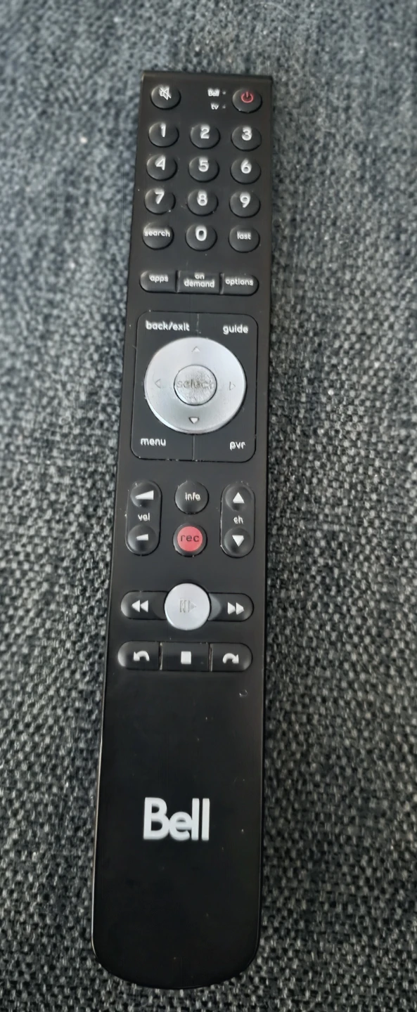 Bell Fibe TV Slim Remote