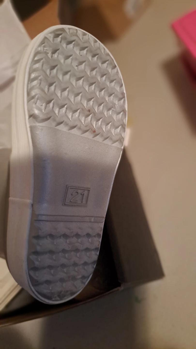 Aigle Silver Rain Boots Size 21 - photo 3