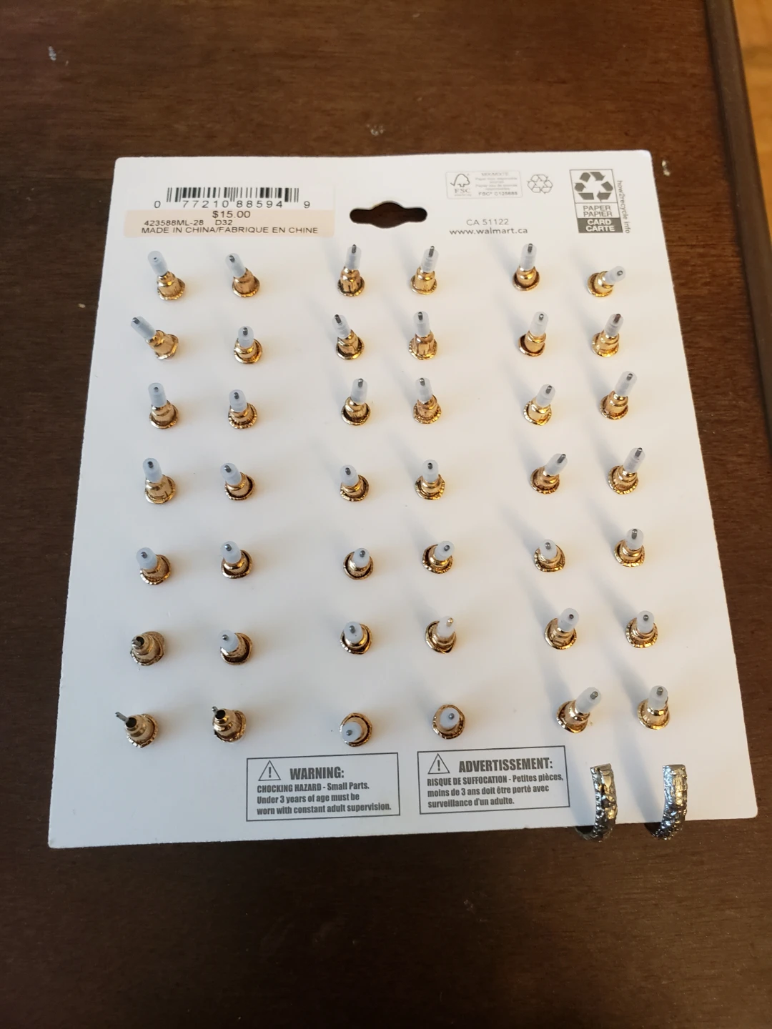 Time and Tru 21 Pairs Of Earrings Set - photo 2