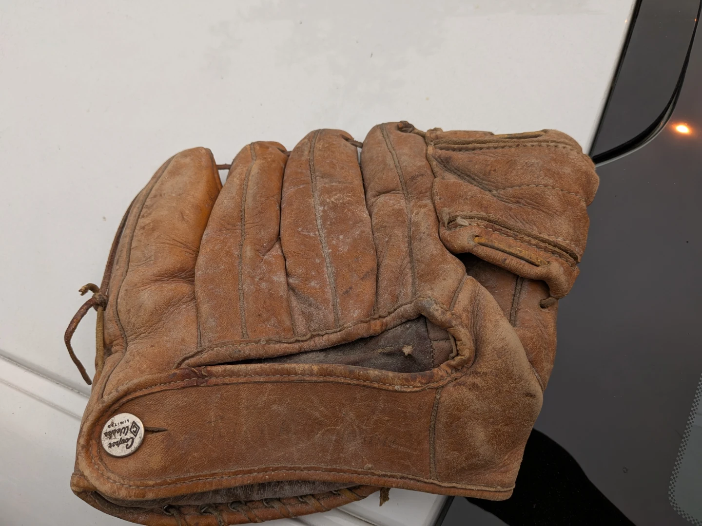 Cooper Weeks Vintage Leather Baseball Glove