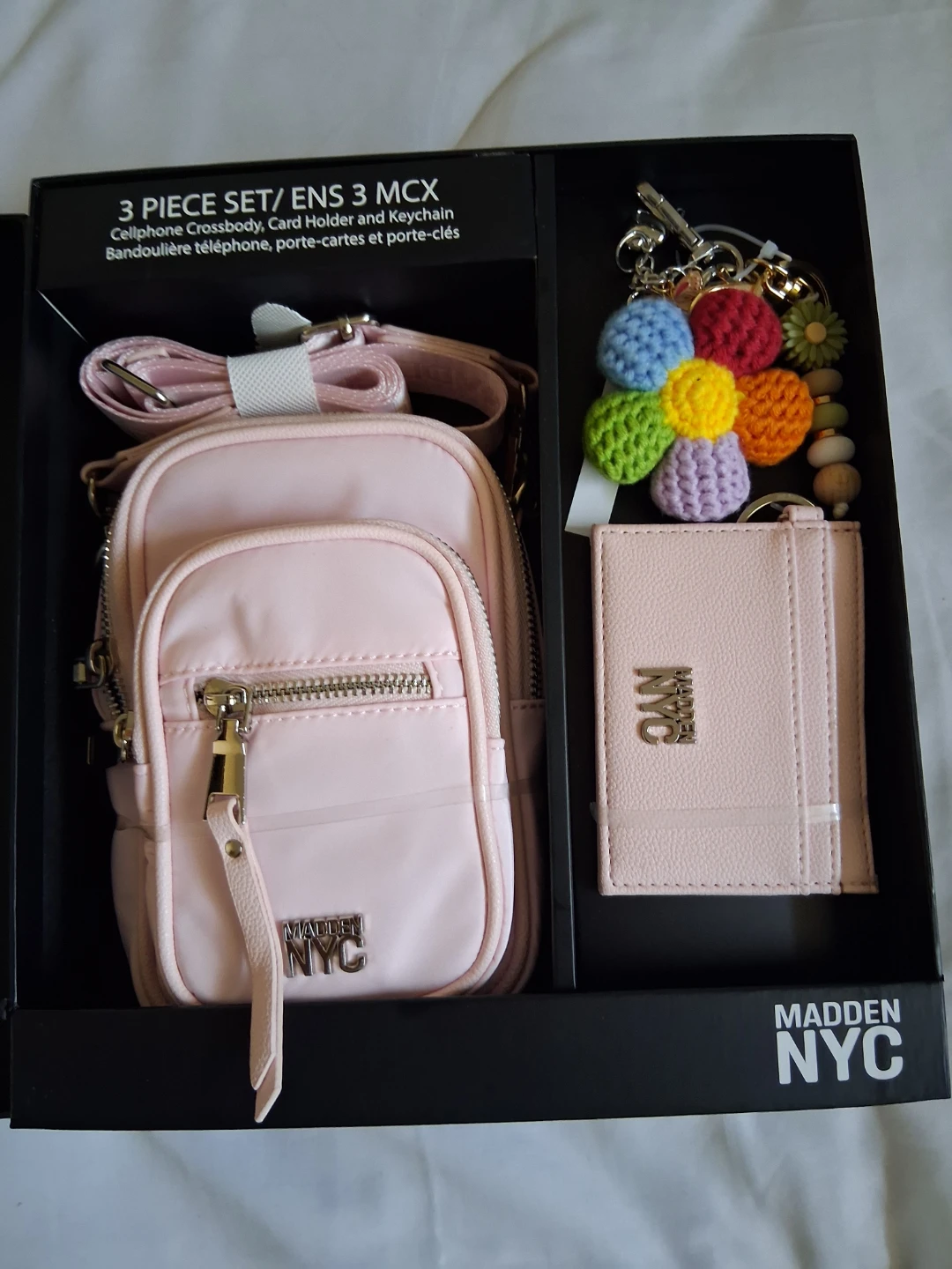 New Madden NYC 3-Piece Cellphone Crossbody Set