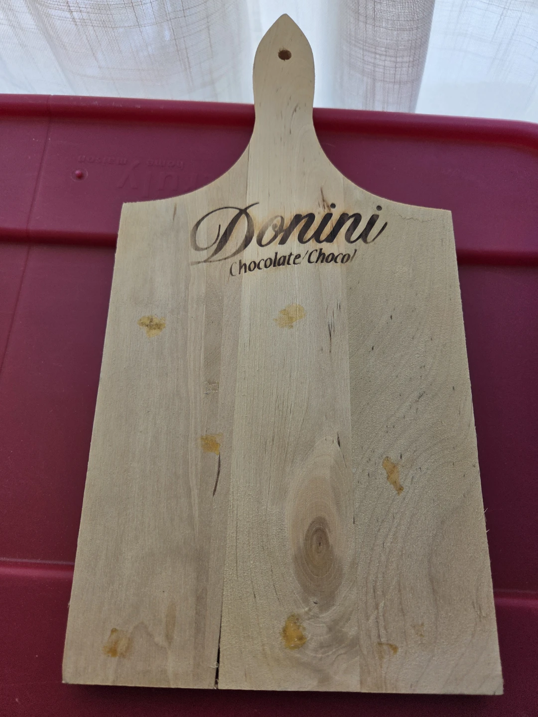 Donini Chocolate/Choco Wooden Serving Board