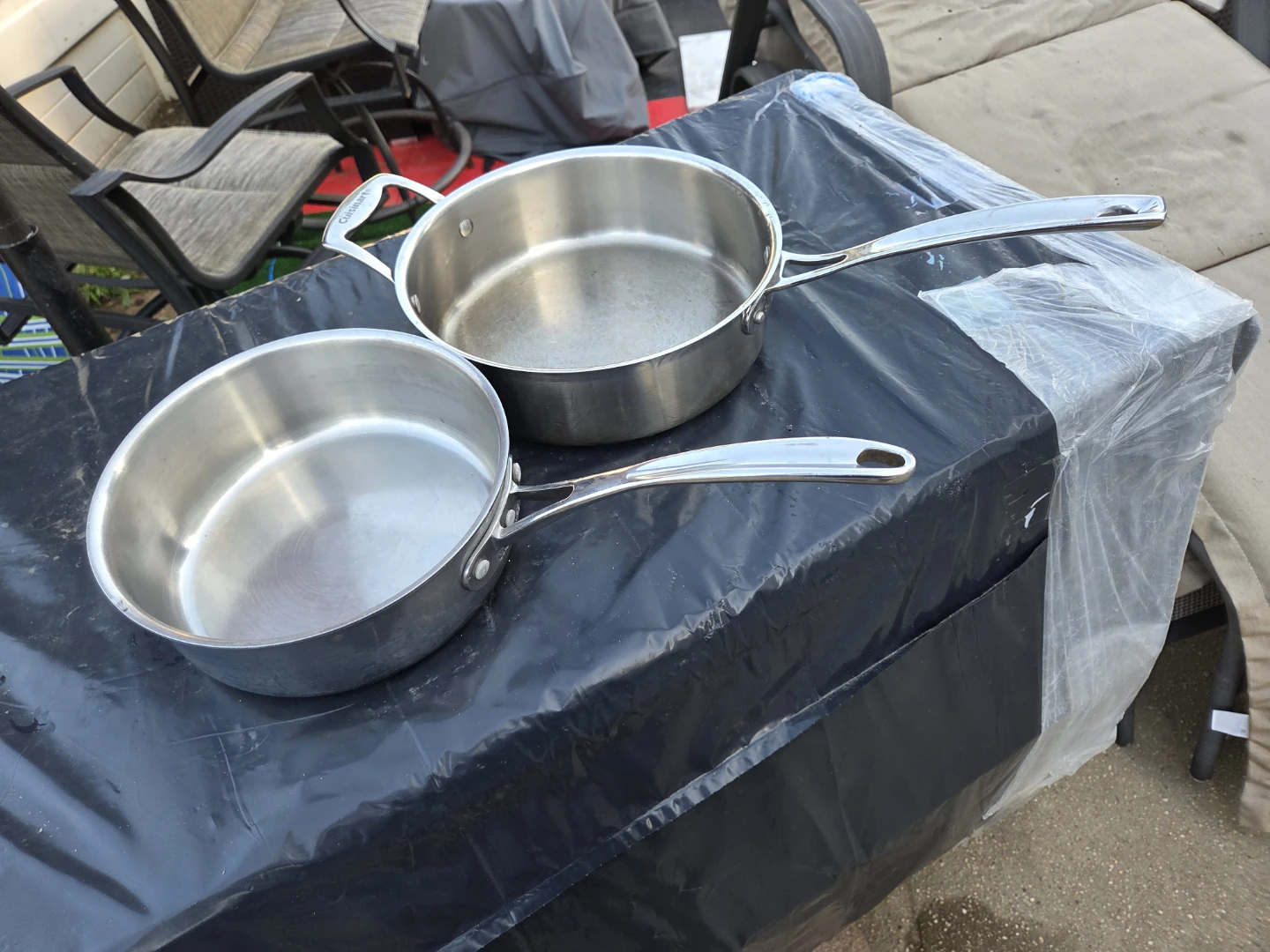 Cuisinart & Calphalon Stainless Steel Pans