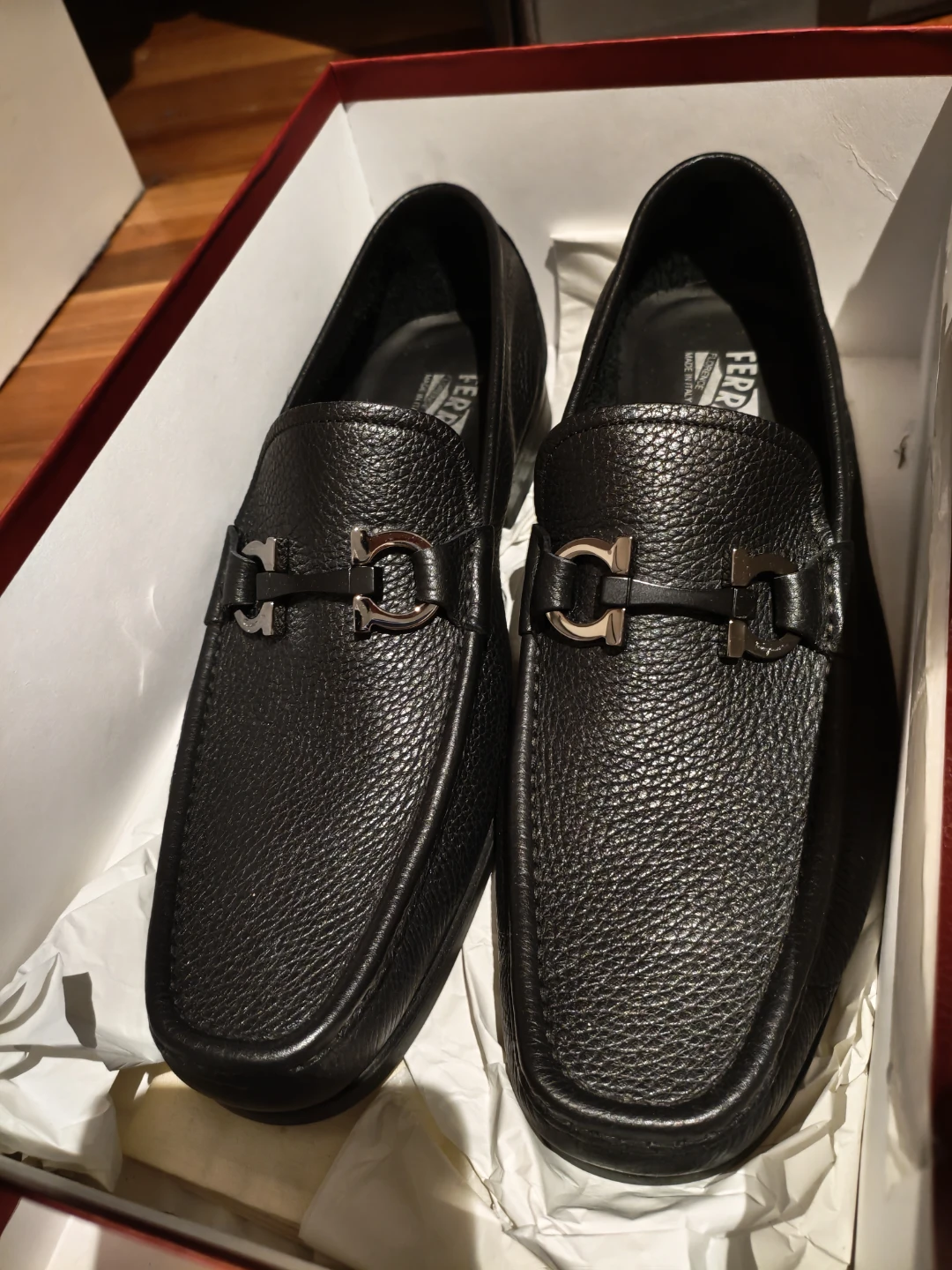 Salvatore Ferragamo Black Leather Loafers - photo 3