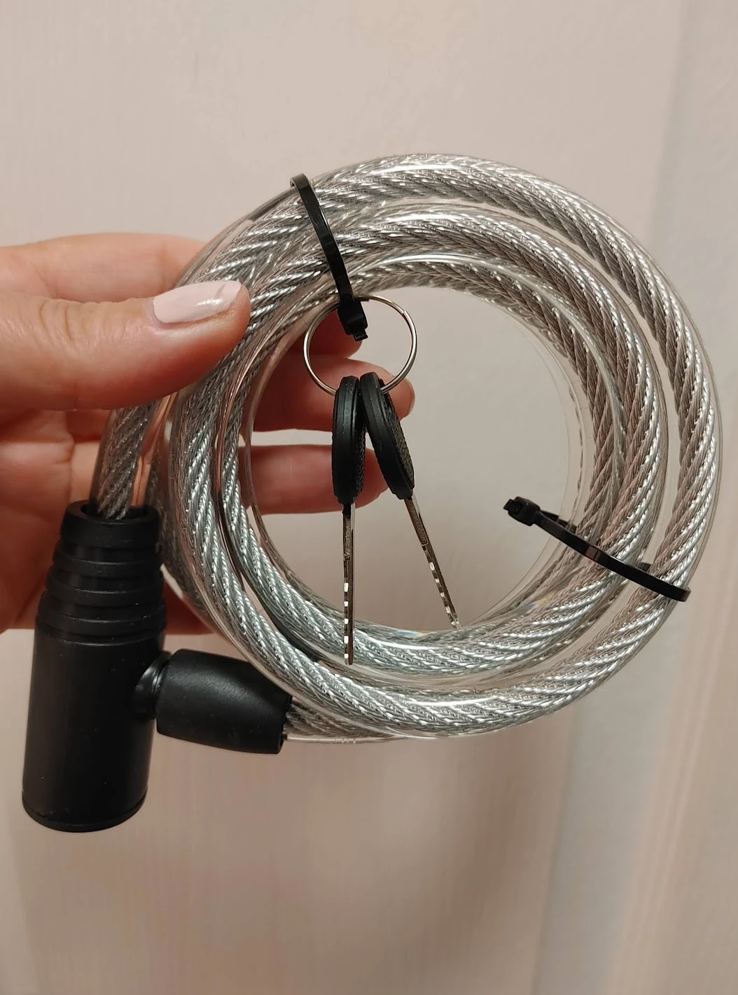 Bicycle cable Lock with Keys  New