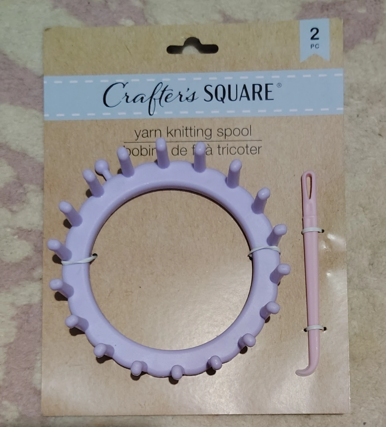 Crafter's Square Yarn Knitting Spool 2 Pc