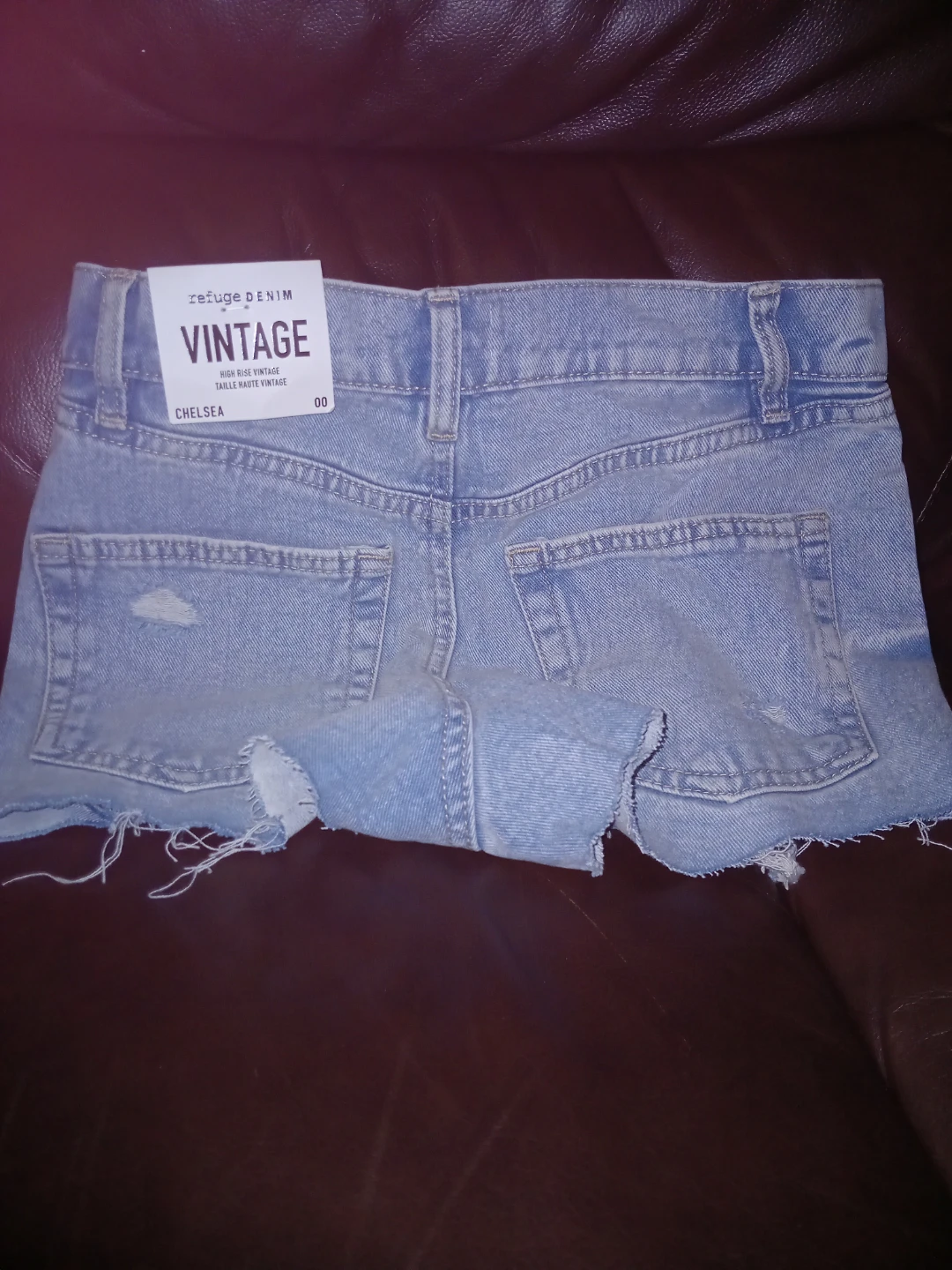 Refuge Denim Vintage High Waist Shorts Size 00 - photo 3