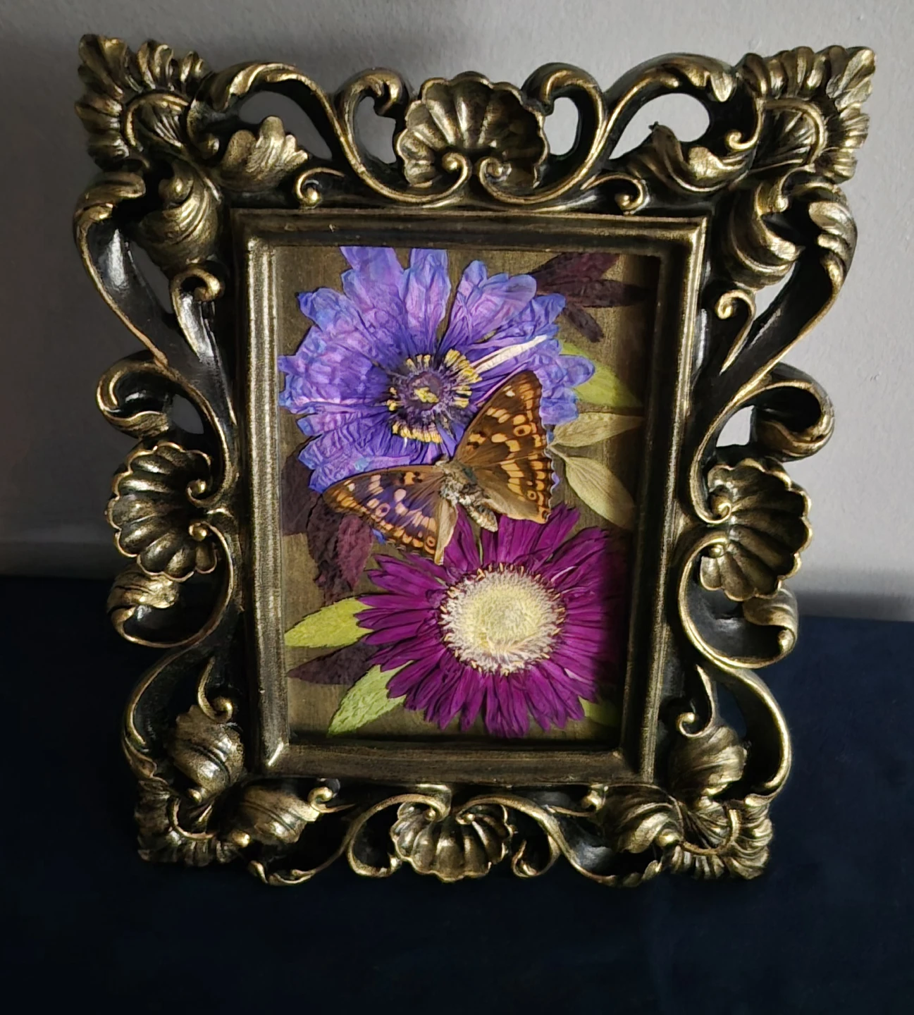 Lesser Purple Emperor in Vintage MCM frame - photo 3