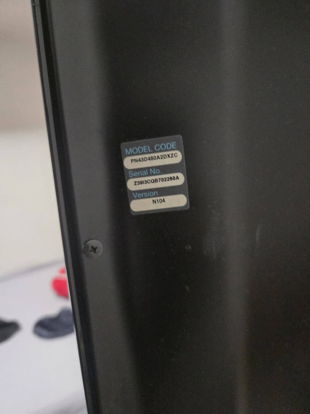 Samsung 43" Plasma TV PN43D450A2DXZC - photo 2