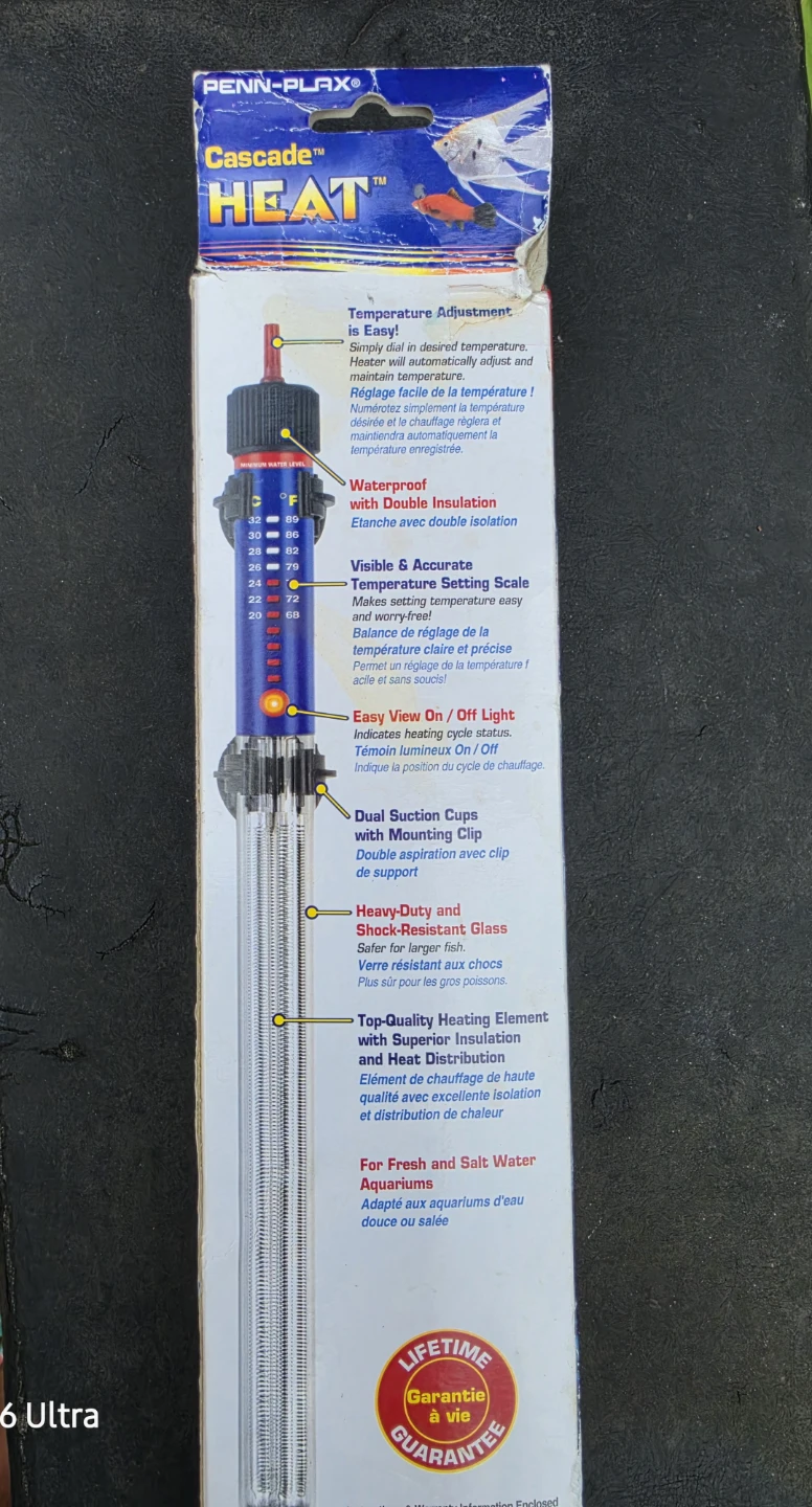 Penn-Plax Cascade Heat Aquarium Heater Fully Submersible CH10200 - photo 5