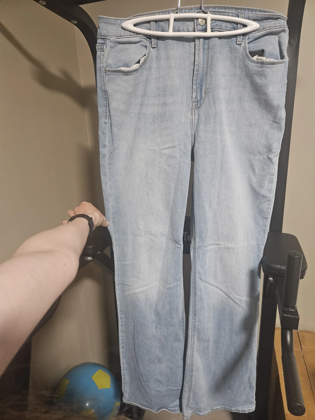 Old Navy Light Wash Flare Jeans - photo 2