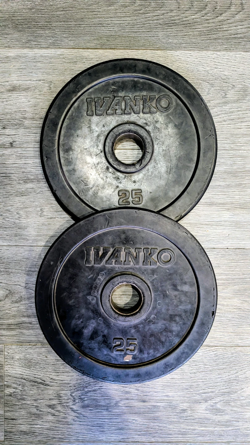 Ivanko 25lb Weight Plates (Pair)