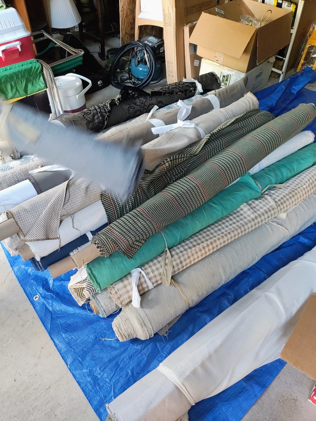 Assorted Fabric Rolls
