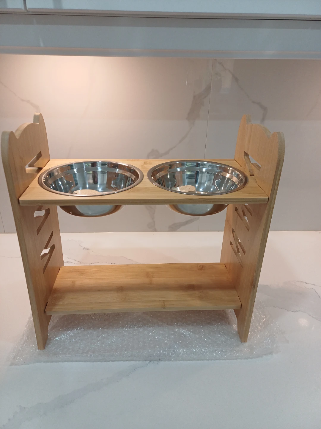 Bamboo Elevated Pet Food Bowls - photo 3