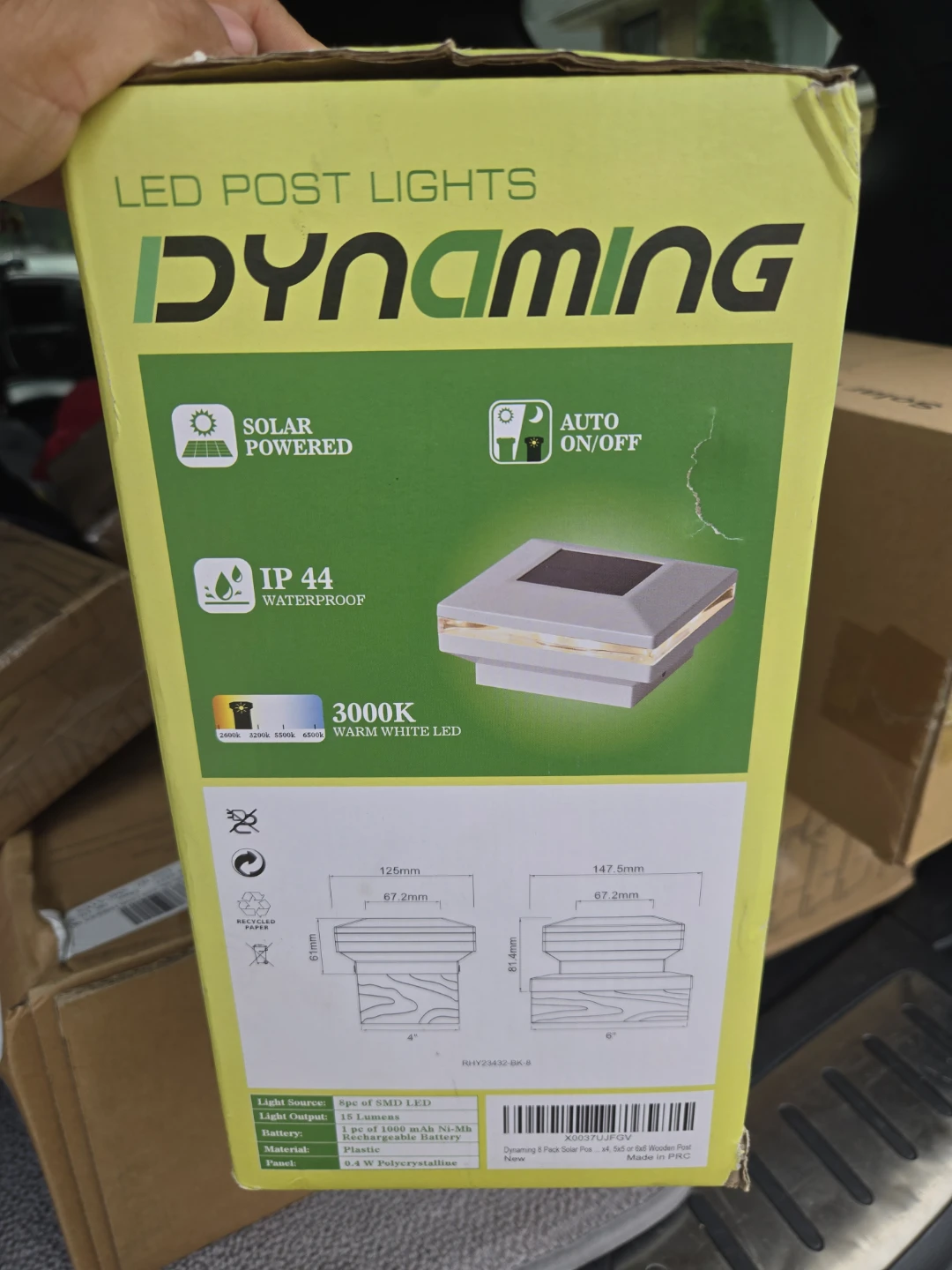 Dynaming LED Solar Post Lights 8 Pack - photo 2