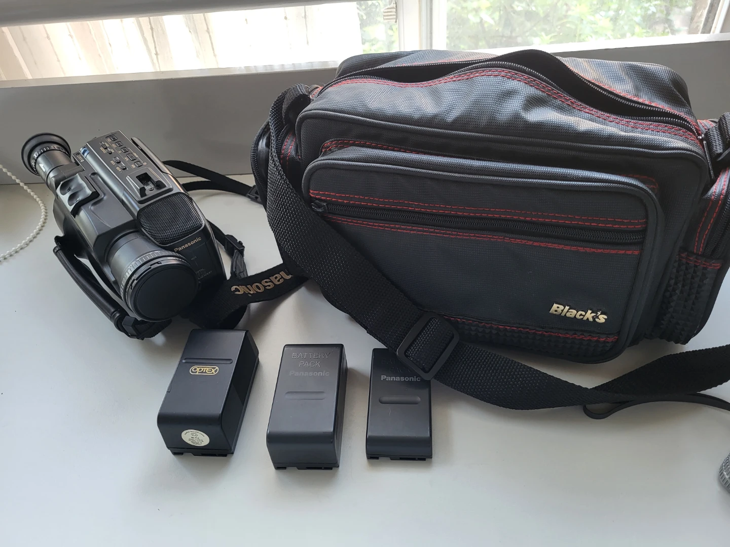 Vintage Panasonic VHS-C Camcorder Bundle
