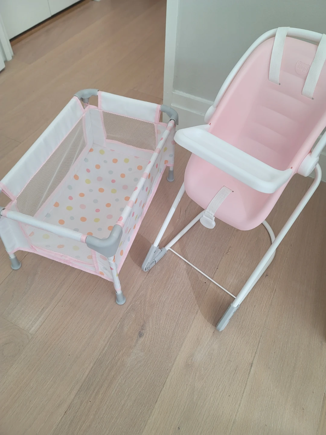 Doll Crib and High Chair Set - photo 4