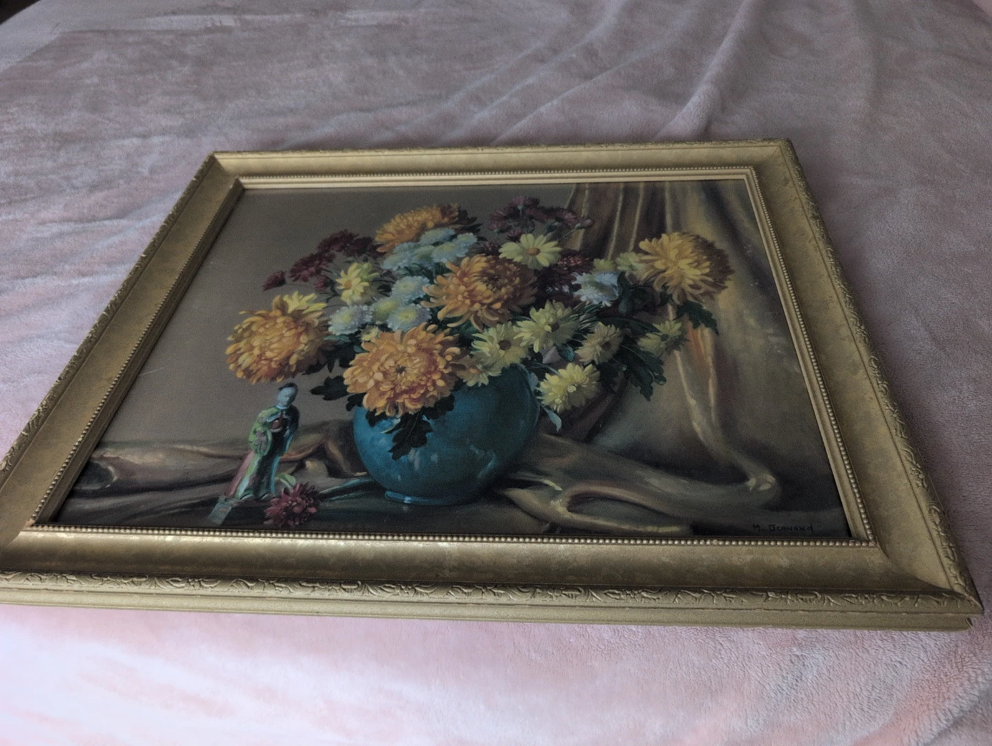 Vintage Floral Still Life Painting