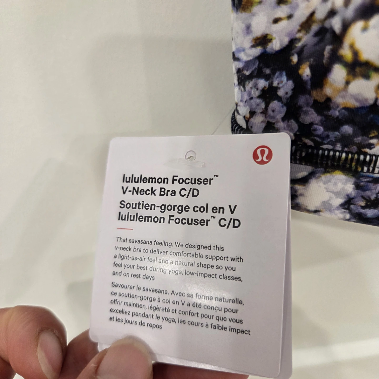 Lululemon Focusser V-Neck Bra C/D - photo 2