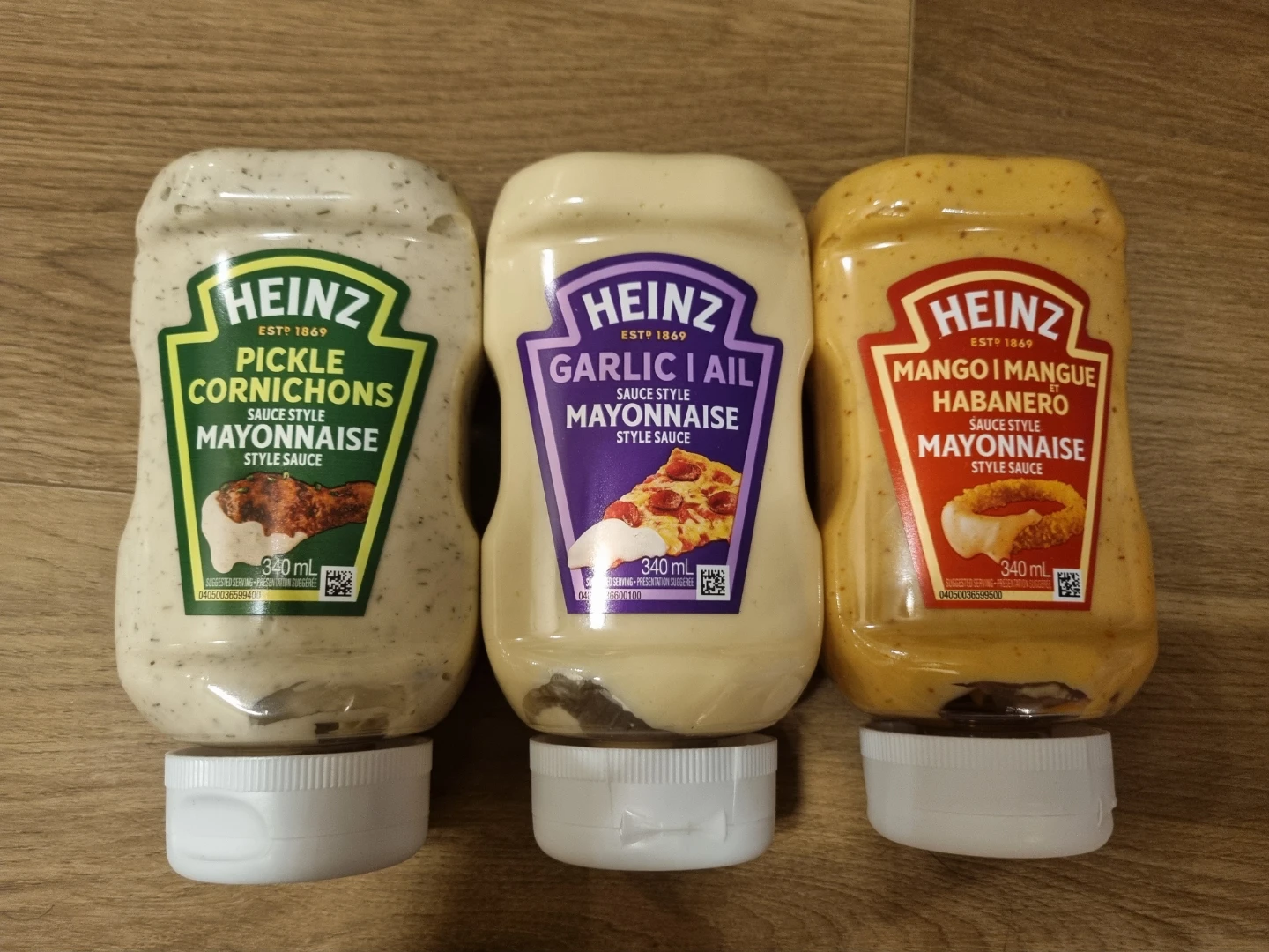 (New) Heinz Sauce Mayonnaise Variety Pack (3 Bottles)