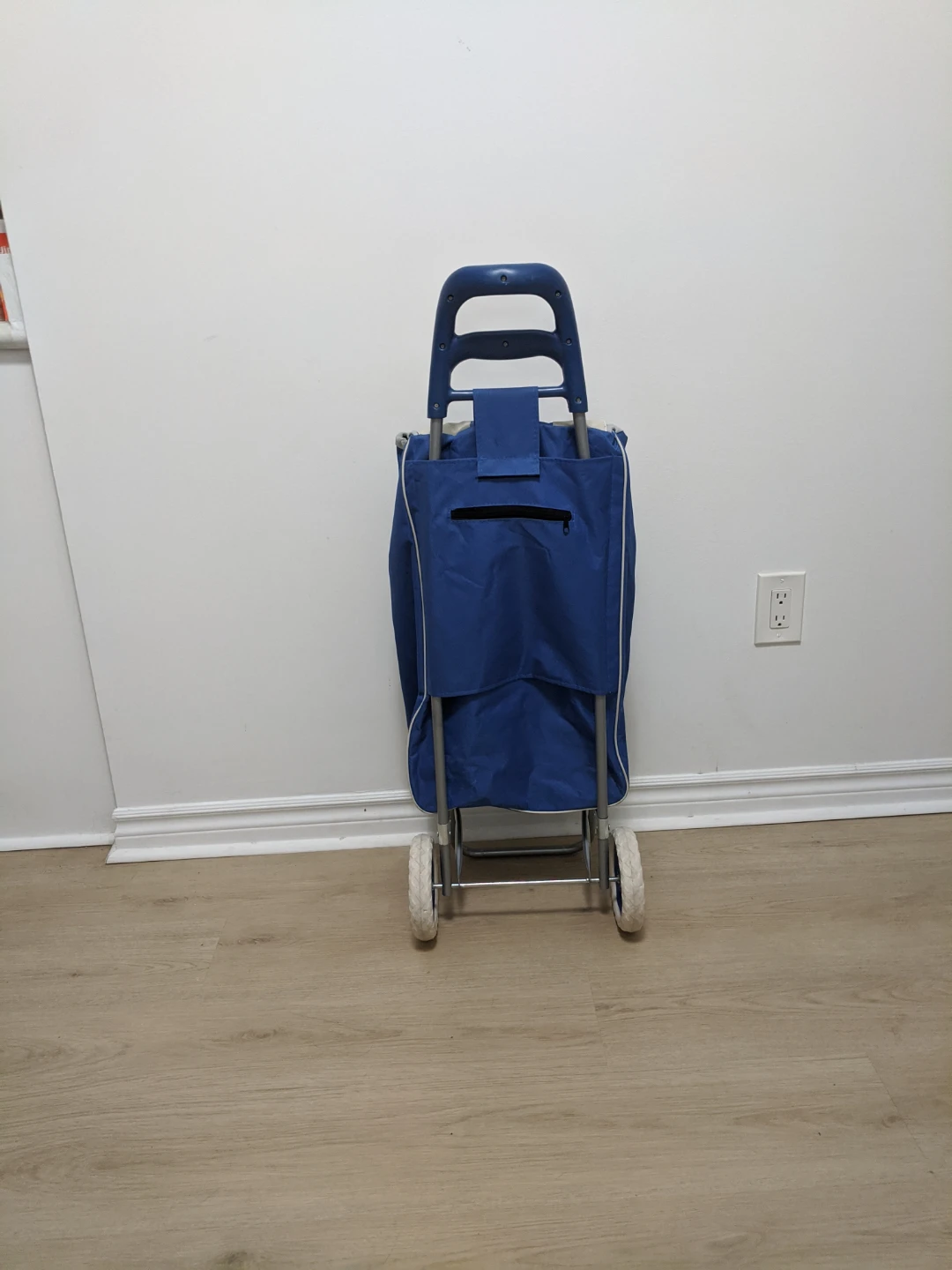Blue Rolling Shopping Cart - photo 3