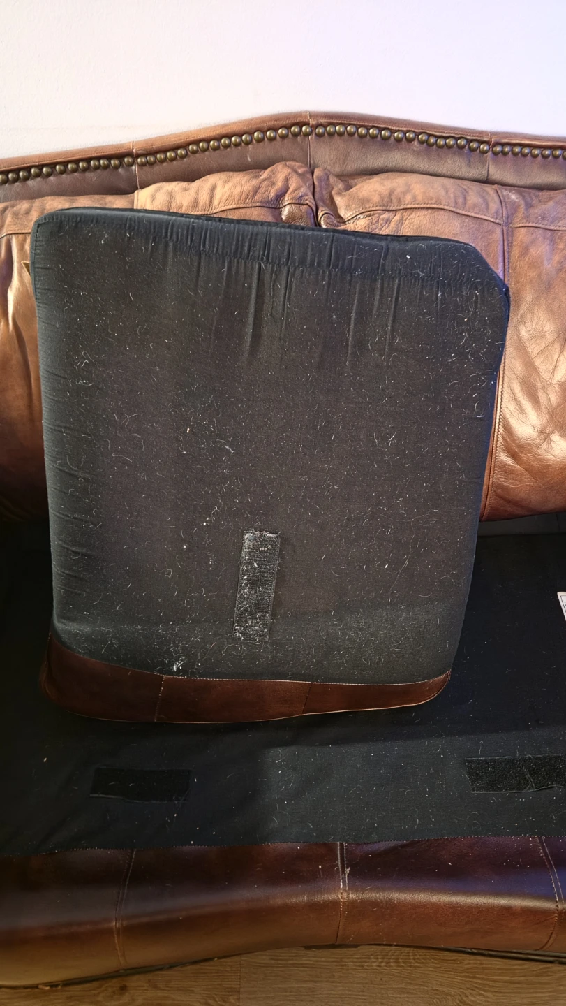 Brown Leather Loveseat - photo 5