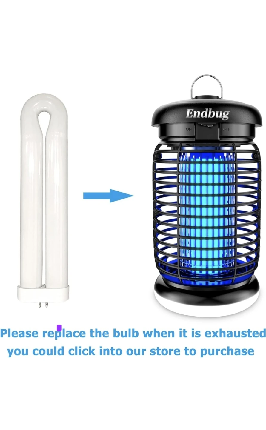 New Endbug Bug Zapper Outdoor with LED Light, Mosquito Zapper - photo 3