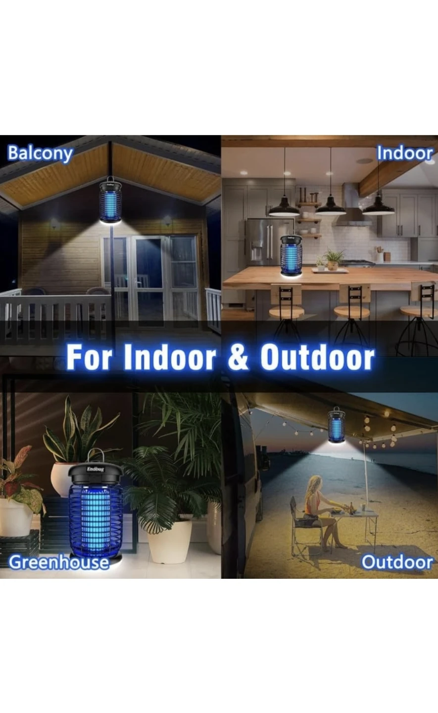 New Endbug Bug Zapper Outdoor with LED Light, Mosquito Zapper - photo 4