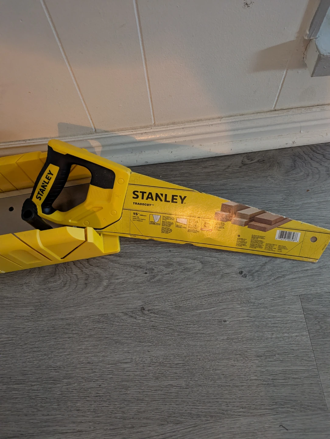 Stanley TradeCut 15" Saw and Wood Saw w/ Miter Box - photo 2
