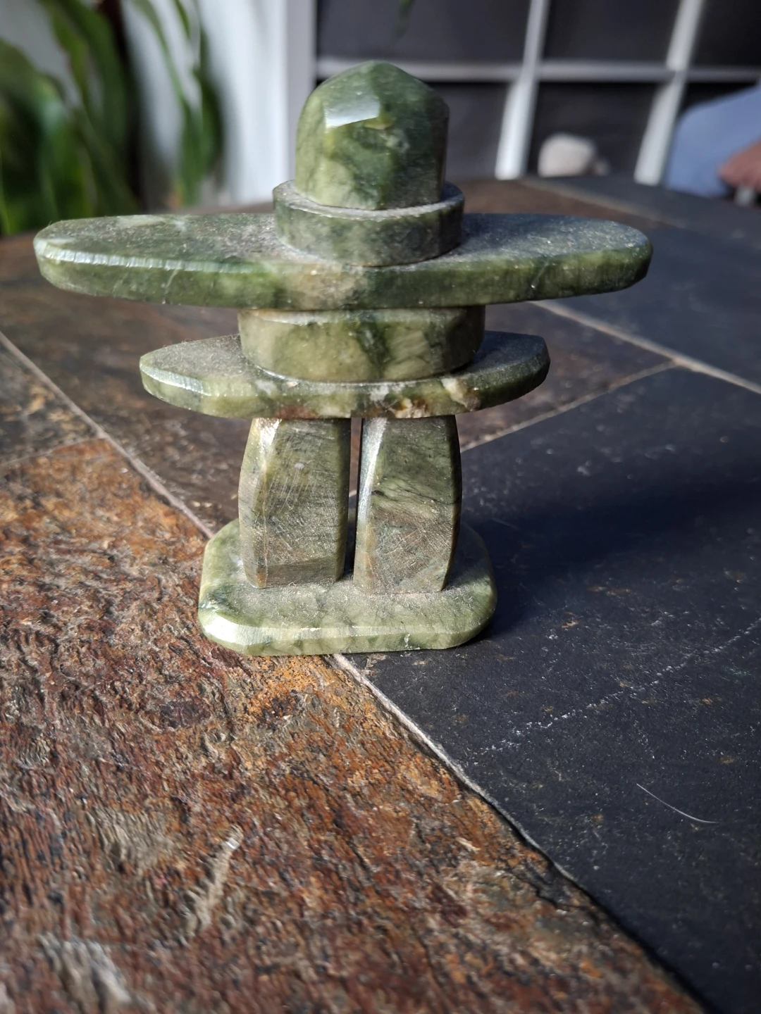 Stone Inukshuk Figurine