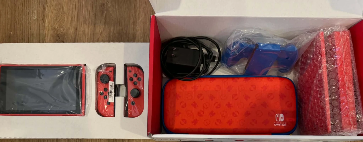 Nintendo Switch Mario Red & Blue Edition