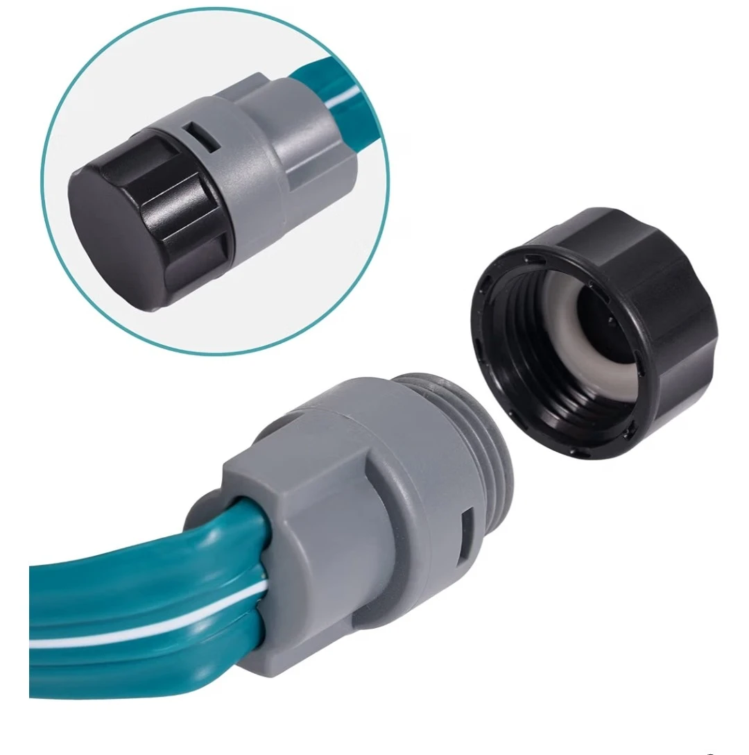 3-Tube Flat Garden Hose with Leakproof Gasket - photo 2
