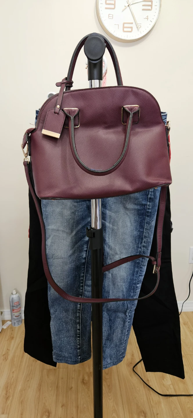 Le chateau Maroon Crossbody Dome Handbag
