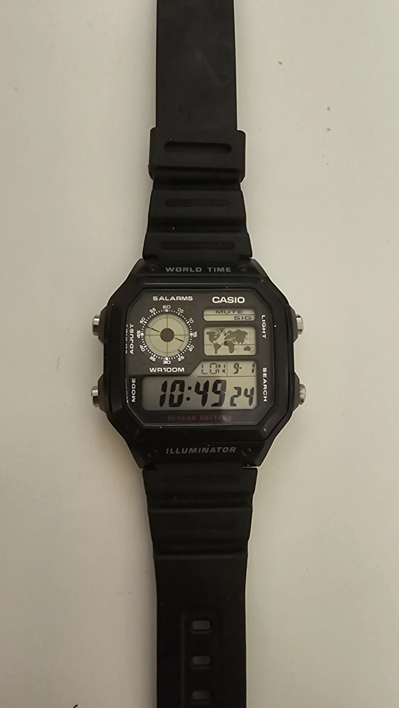 Casio World Time Illuminator Digital Watch - photo 2