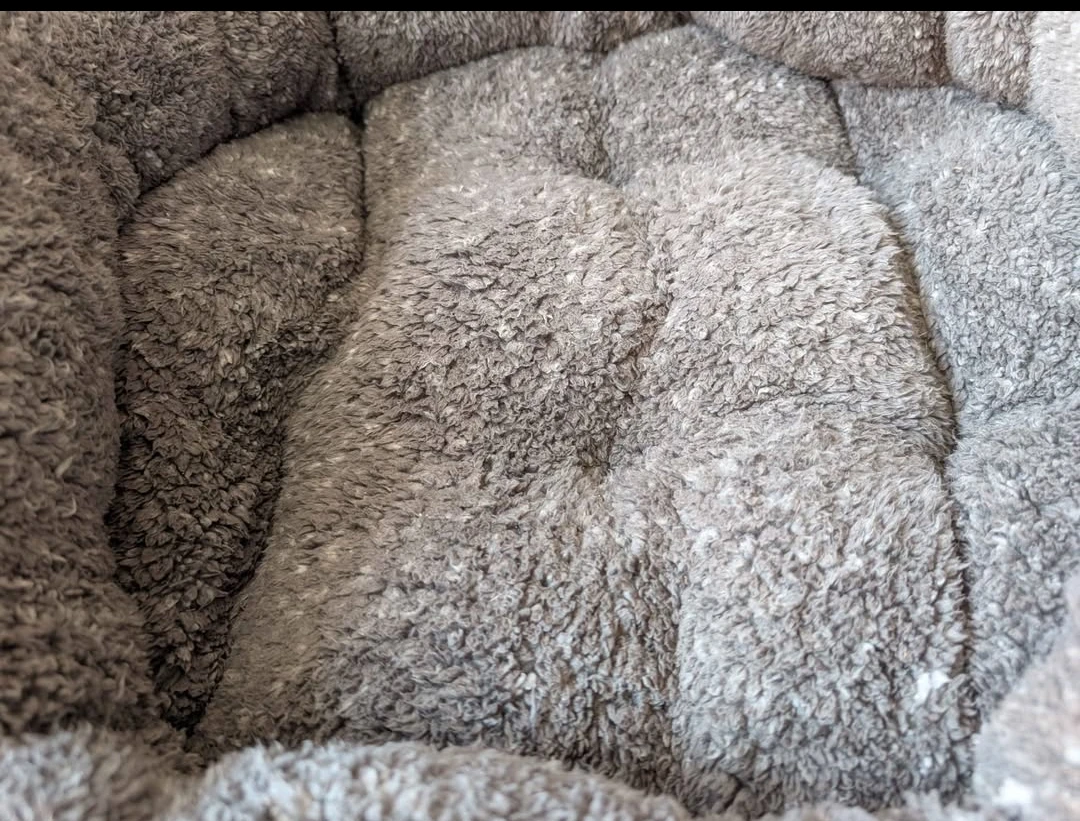 Grey Plush Pet Bed - photo 4