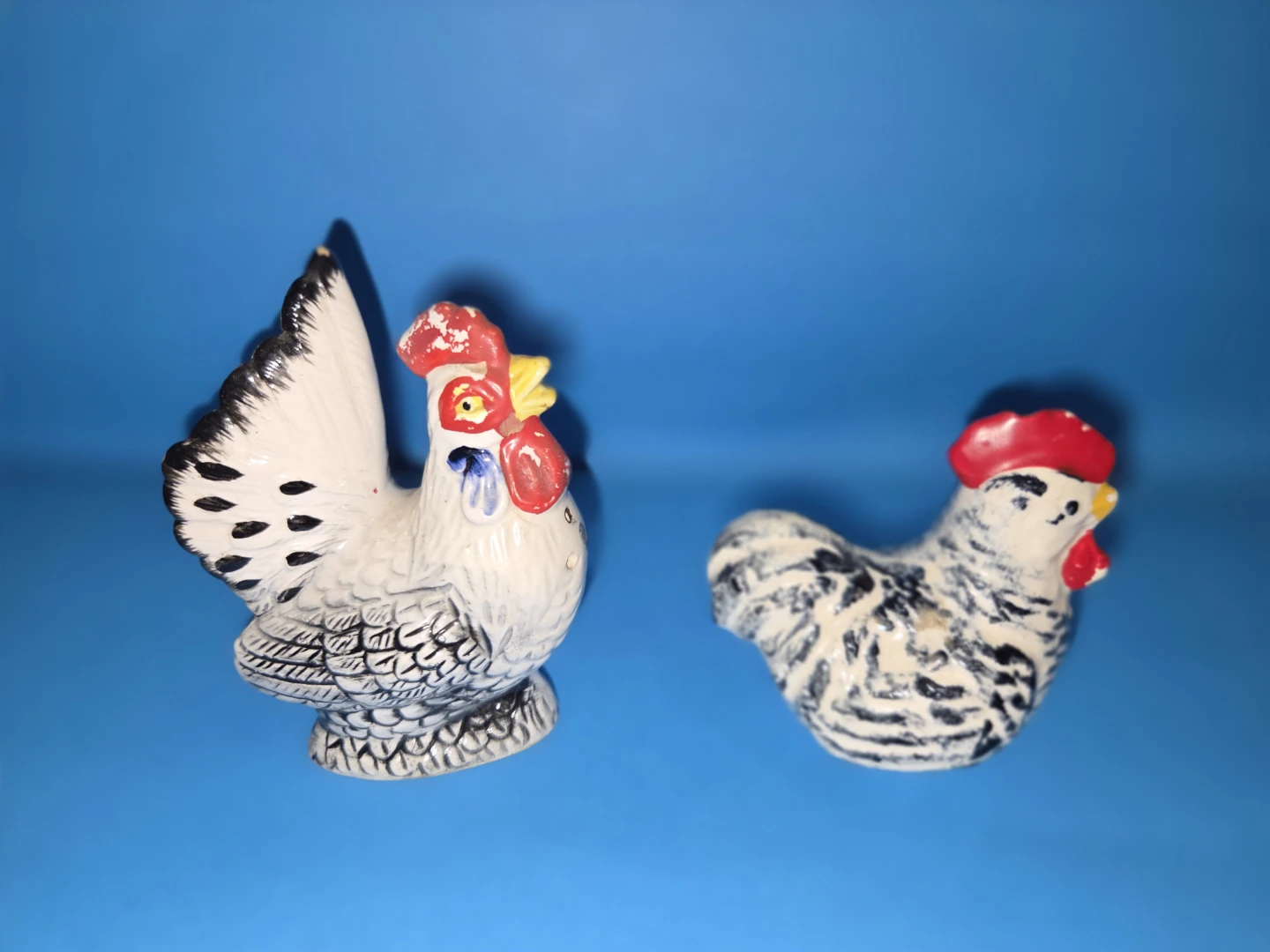 Ceramic Chicken Figurines (Rooster and Hen) - photo 4