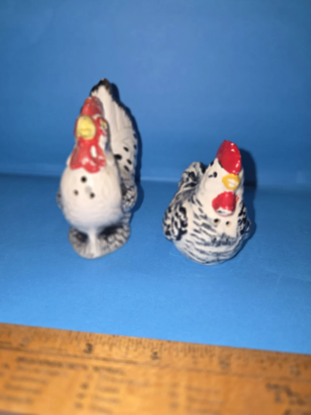 Ceramic Chicken Figurines (Rooster and Hen) - photo 5