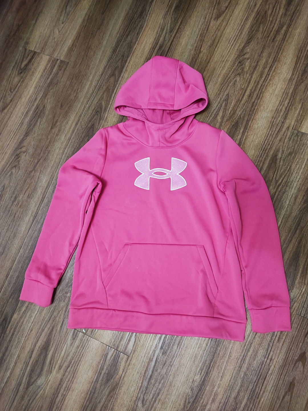 Under Armour Pink Hoodie - Youth Large