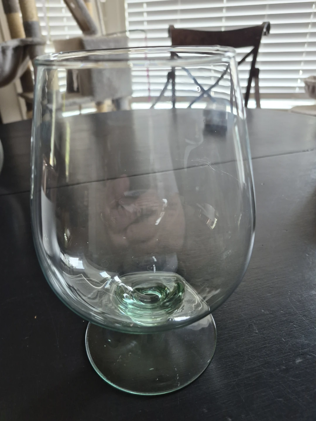 Large Clear Glass Vase or Terrarium