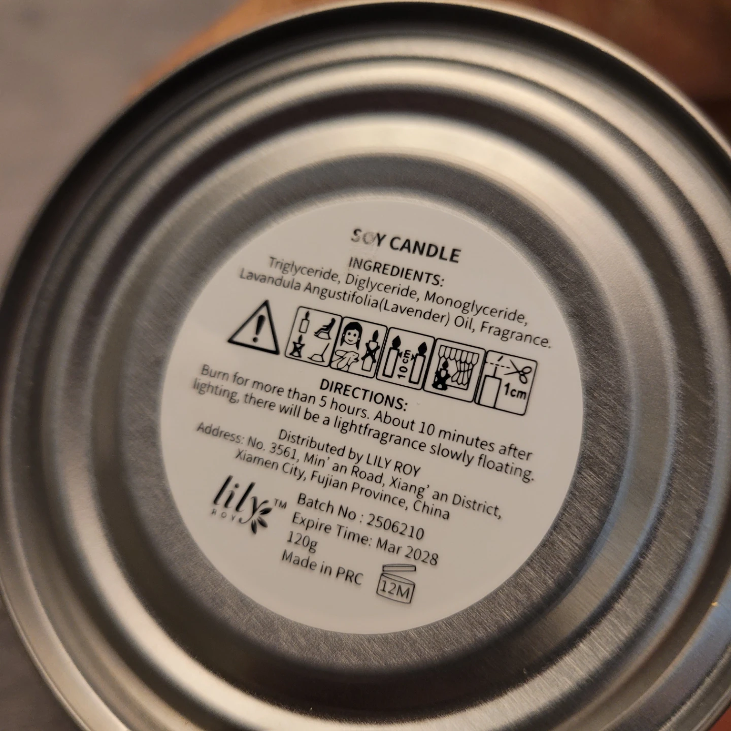 Lily Roy Sweet Almond Soy Candle - photo 4